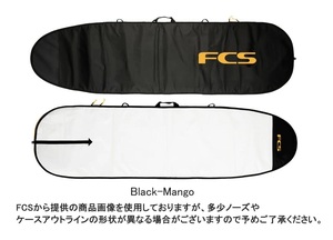 FCS CLASSIC FUN/FISH board case 7'0 Black-Mango