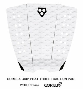  бесплатная доставка ( часть за исключением )^GORILLA GRIP PHAT THREE TRACTION PAD WHITE*Black новый товар 