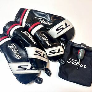 【Titleist】タイトリスト TS3/Dr9.5 TS2/3w/5w/UT23 4本 メーカーカスタムUSED Tour AD ヘッドカバー有 レンチ付の画像9