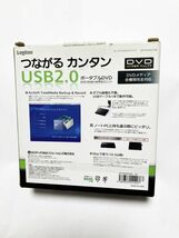 logitec ロジテック ポータブルDVDドライブ LDR-PMG8U2LBK つながるカンタンUSB2.0　DVD-RAM±R/RWユニット_画像2