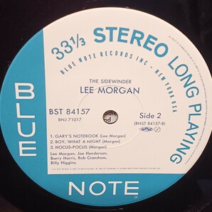 ○NM+~NM◯TOSHIBA／JAPAN ○LEE MORGAN◯BLUE NOTE -84157◯ THE SIDEWINDER ◯の画像5