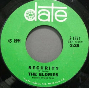 【SOUL 45】GLORIES - SECURITY / (I LOVE YOU BABE BUT) GIVE ME MY FREEDOM (s240309013) 