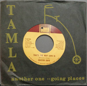 【SOUL 45】MARVIN GAYE - THAT'S THE WAY LOVE IS / GONNA KEEP ON TRYIN TILL WIN YOUR LOVE (s240301011)