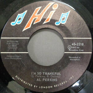 【SOUL 45】AL PERKINS - I'M SO THANKFUL / MOODY (s240322011) 