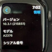 [88%] 44mm Apple Watch Series 6（GPS Cellular） アップルウォッチ スペースグレイ アルミ ブラックスポーツバンド MG2E3J/A セルラー_画像6