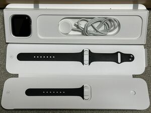 [88%] 44mm Apple Watch Series 6（GPS Cellular） アップルウォッチ スペースグレイアルミニウムケース ブラックスポーツバンド MG2E3J/A