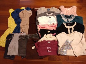 女の子110 120まとめ売り　べべ　ZARA　組曲　ポンポネット　アナスイ　バツ　ペアレンツドリーム　GAP BREEZ コムサイズム　ANYFAM 等