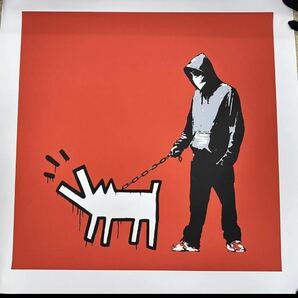 Banksy バンクシー CHOOSE YOUR WEAPON RED WCP リプロダクション シルクスクリーン プリントの画像1