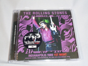 THE　ROLLING STONES/INDIANAPOLIS　1989　1ST NIGHT　2CD（LATEST　ISSUE）