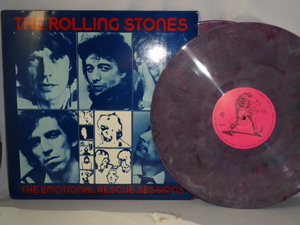 THE ROLLING　STONES/THE　EMOTIONAL　RESCUE　SESSIONS MULTI-COLOR　2LP