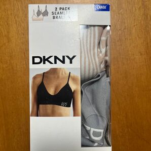 DKNY シームレス スポーツブラ L 2枚　 ブラ ブラトップ　ブラジャー