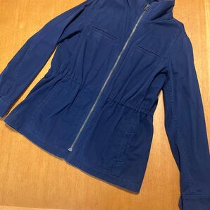 Gap ギャップ レディース デニム ジャケットM ネイビー ジップ