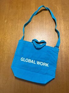 Global work ショルダーバッグ　 トートバッグ　2way 