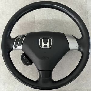 HONDA ホンダ純正 アコード accord CM CL ステアリングホイール ステアリングハンドル スイッチ付き 中古部品 S240311-45