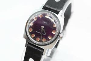 [W126-361] operation goods TIMEX Timex hand winding wristwatch lady's [ postage nationwide equal 185 jpy ]