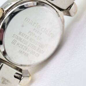 【W126-429】動作品 電池交換済 marie claire マリクレール 腕時計 H25261-00 レディース【送料全国一律185円】の画像8