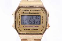 【W126-601】動作品 CASIOカシオ チープカシオ デジタル 腕時計 A168 メンズ【送料全国一律185円】_画像3