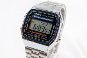 【W126-632】動作品 電池交換済 CASIO カシオ デジタル 腕時計 A168 メンズ【送料全国一律185円】