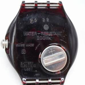 【W126-656】動作品 電池交換済 Swatch スウォッチ 回転ベゼル 腕時計 フェイスのみ メンズ【送料全国一律185円】の画像7