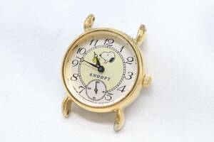 [W126-658] rare operation goods battery replaced VEGA SNOOPY Vega Snoopy small second wristwatch face only 2048-396944 lady's 