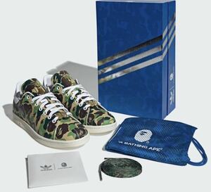  Stansmith × BAPE / STAN SMITH × BAPE adidas спортивные туфли Ape камуфляж Adidas 