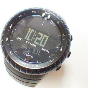SUUNTO スント オールブラック ジャンク品 コア デジタル腕時計 #130の画像1