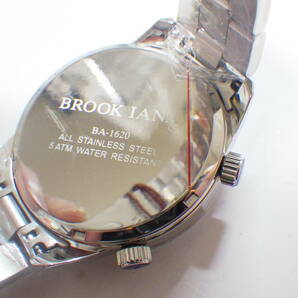 BROOKIANA ブルッキアーナ デイト クオーツ腕時計 BA1620 #265の画像3