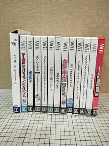 Wii　ゲームソフト　13本まとめ売り　バラ売り不可　中古品　動作未確認