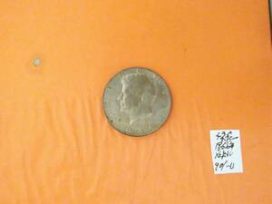 1円オーク：USA1966年ケネディ1/2ドル銀貨1枚NO-901-U