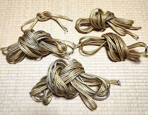 スピーカーケーブル 合計35m MONITOR DAS HIFI-KABEL COBRA SILVER 2.50 QMM 13.9m 9.2m 5.7m 5.4m 1m 80s24-0878