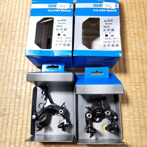 使用僅か SHIMANO シマノ 105 BR-5710-F BR-5710-R キャリパーブレーキ 60s24-0825