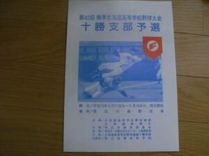 第42回春季北海道高校野球大会 十勝支部予選/2003年