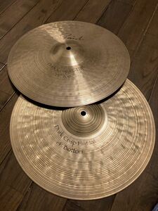 最終出品PAISTE パイステ シグネーチャー　ダーククリスプハイハット14インチ シンバル 