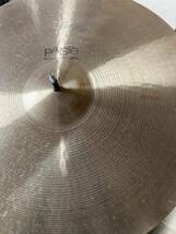 当時物PAISTE（パイステ）formula602 ミディアムライドシンバル ジェフ・ポーカロ_画像1