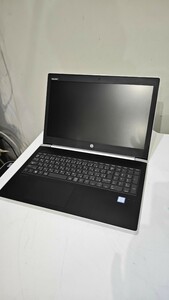 ★中古美品★HP ProBook 450 G5 Core i3-7020U 2.3GHz/メモリー4GB/15.6インチ/SSD無し/OS無し★Windows11 使用可能★動作確認済★