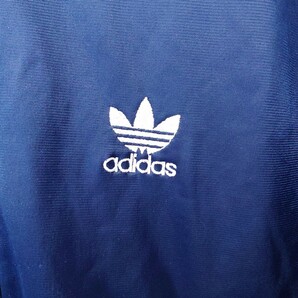 adidas アディダス ビンテージ ATP ジャージ ネイビー 80s 90s L アメリカ製 USA製 ジャケット KEYROLAN ヴィンテージの画像5