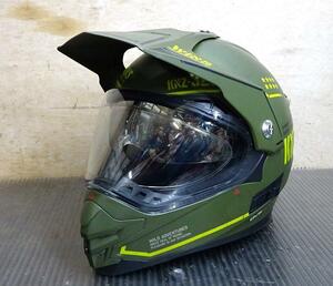 （Nz032364）WINS X-ROAD KNZ-320 オフロード フルフェイスヘルメット 59-60cm Lサイズ