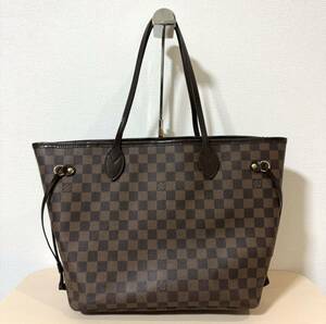 LOUIS VUITTON/ルイヴィトン ネヴァーフルMM トートバッグ 肩掛け ダミエ エベヌ ブラウン N51105 レディース メンズ 