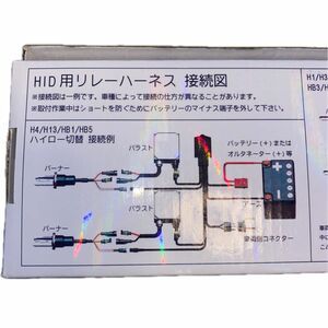 ヘッドライト用リレーハーネスセット H8/H9/H11/H16共用 ロングタイプ