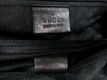 ●超美品●GUCCI グッチ●ラム レザー 本革●タッセル トート バッグ●黒●SV金具●イタリア製●肩掛け●B5 収納●書類 かばん●Js44797_画像9