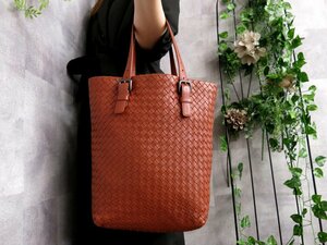 ●超美品●BOTTEGA VENETA ボッテガ ヴェネタ●イントレチャート●カーフ レザー 本革●トート バッグ●キャラメル●A4●腕掛け●Js44853