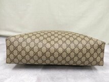 ●超美品●GUCCI オールド グッチ●GGスプリーム●PVC カーフ レザー 本革●トート バッグ●ベージュ●G金具●ヴィンテージ●A4●Js44816_画像6