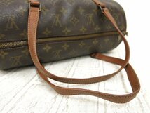 ◆美品◆LOUIS VUITTON ルイ・ヴィトン◆モノグラム パピヨン◆PVC レザー 本革◆ハンド バッグ◆茶系 ゴールド金具◆ヴィンテージ◆A4214_画像3