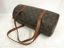 ◆美品◆LOUIS VUITTON ルイ・ヴィトン◆モノグラム パピヨン◆PVC レザー 本革◆ハンド バッグ◆茶系 ゴールド金具◆ヴィンテージ◆A4214_画像4