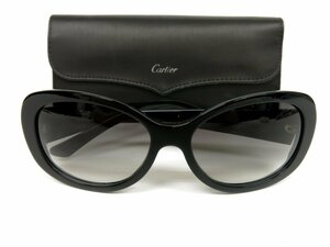 ◆超美品◆Cartier カルティエ◆マスト◆サングラス◆ブラック◆2C ダブルC◆グレーグラデーションレンズ◆眼鏡 メガネ◆A4276