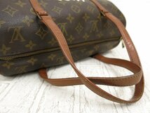 ◆超美品◆LOUIS VUITTON ルイ・ヴィトン◆モノグラム パピヨン◆PVC レザー 本革◆ハンド バッグ◆茶系 G金具◆ヴィンテージ◆A4001_画像3