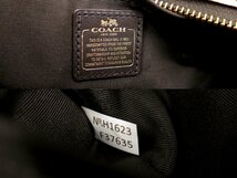 ●超美品●COACH コーチ●F37635●ミニブレイク キャリーオール●カーフ レザー●2way ミニ ハンド バッグ●メタリックベージュ●Js45199_画像9