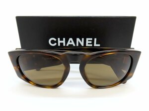 ◆超美品◆CHANEL シャネル◆ココマーク 01451 91235◆べっ甲調 サングラス◆ブラウン ゴールド金具◆ブラウンレンズ◆A4443