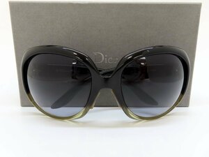 ◆超美品◆Christian Dior クリスチャン・ディオール◆グロッシー G2EHD◆グラデーションフレーム サングラス◆黒 クリア SV金具◆A4436