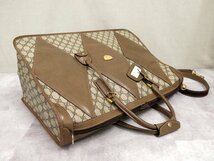 ●超美品●GUCCI オールド グッチ●GGスプリーム●ロゴ型押し●PVC カーフ レザー 本革●2way ボストン バッグ●茶●G金具●A4●Js45249_画像4